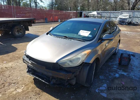 2012 Hyundai Elantra Gls z USA, uszkodzony, nr VIN 5NPDH4AE3CH091803